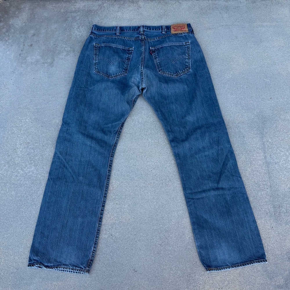 Levi's‎ 501 Original Fit Mens Jeans Blue Denim Button Fly 38x32